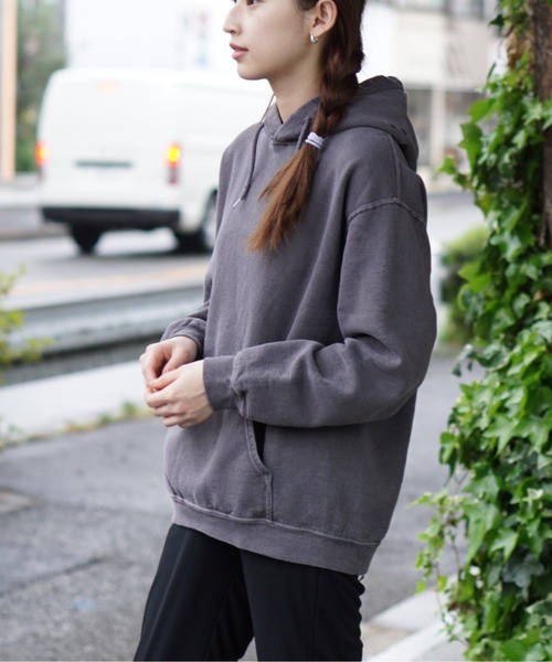 TOWNCRAFT(タウンクラフト)の「TOWNCRAFT / タウンクラフト PIGMENT PULL HOODIE ヴィンテージ加工 プルオーバー パーカー フーディ(パーカー・メンズ・ブルーグレー/パープル/ネイビー/スモークピンク/グリーン/ブラック/ベージュ・X-LARGE/LARGE/XX-LARGE/MEDIUM)」の22枚目の写真