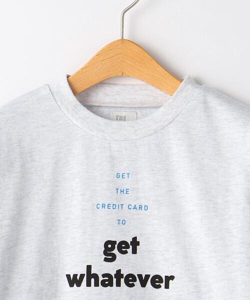 THE PARK SHOP（ザパークショップ）の「＜THE PARK SHOP（ザパークショップ）＞ CREDIT POC L/TEE 125cm-135cm★（Tシャツ/カットソー・キッズ・ブラック/ホワイト・135cm/125cm）」の4枚目の写真