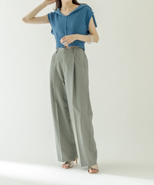 mystic（ミスティック）の「セーラー衿ニット（ニット/セーター・レディース・オフホワイト/ブラック/ブルー・FREE）」の16枚目の写真