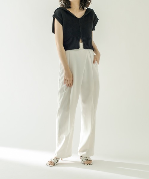 mystic（ミスティック）の「セーラー衿ニット（ニット/セーター・レディース・オフホワイト/ブラック/ブルー・FREE）」の18枚目の写真