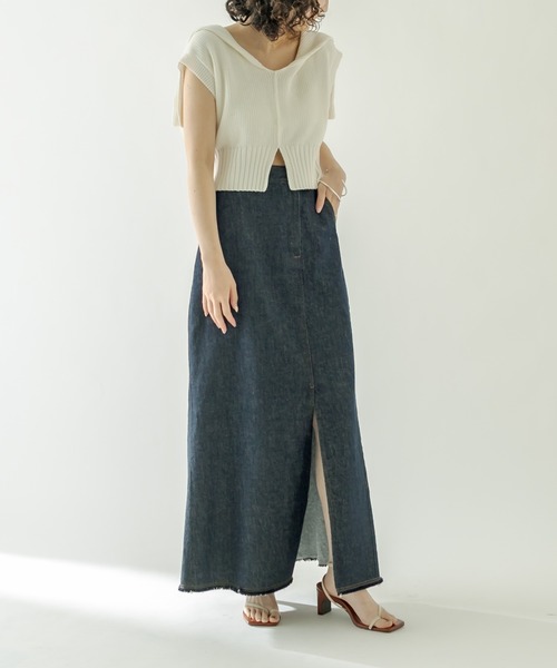 mystic（ミスティック）の「セーラー衿ニット（ニット/セーター・レディース・オフホワイト/ブラック/ブルー・FREE）」の15枚目の写真