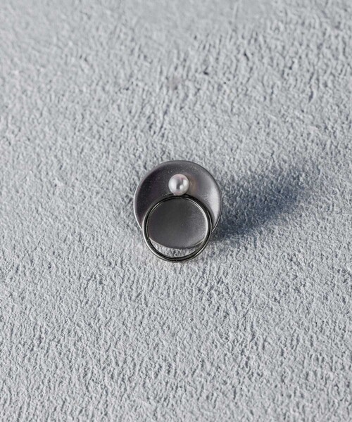 and cloud（アンドクラウド）の「Pearl 4way Pierce / Single（ピアス（片耳用）・レディース・ブラック/シルバー系その他・FREE）」の11枚目の写真