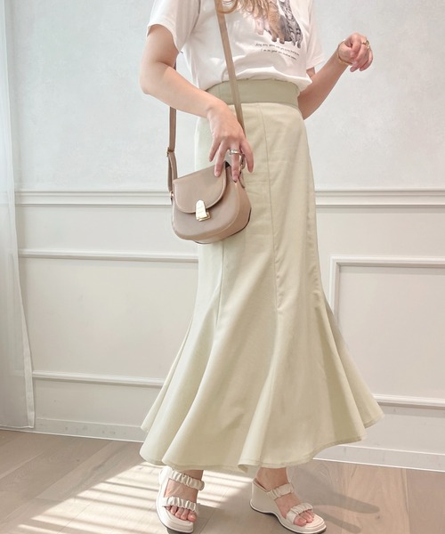 apres jour(アプレジュール)の「【セットアップ可能】マーメイドスカート【ZOZOTOWN限定アイテム】(スカート・レディース・ブラウン系その他/アイボリー/ブラック・X-LARGE/フリー)」の8枚目の写真
