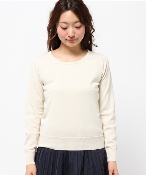 La TOTALITE（ラトータリテ）の「12Gナガソデプルオーバー（ニット/セーター・レディース・アイボリー/サックスブルー/イエロー/その他2・FREE）」の5枚目の写真