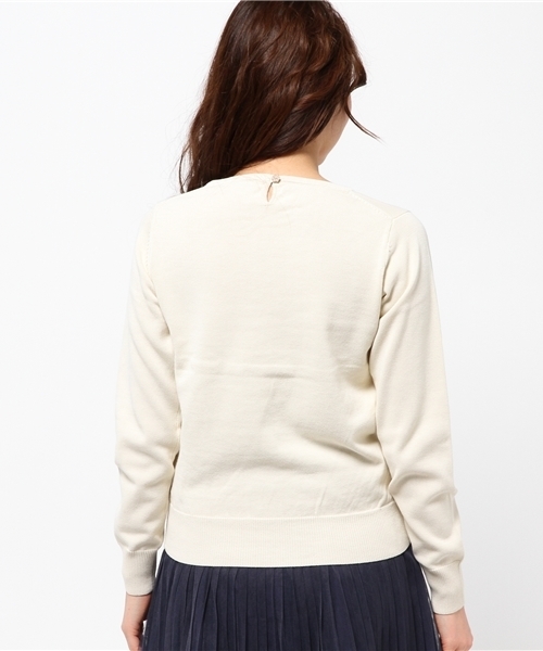 La TOTALITE（ラトータリテ）の「12Gナガソデプルオーバー（ニット/セーター・レディース・アイボリー/サックスブルー/イエロー/その他2・FREE）」の7枚目の写真