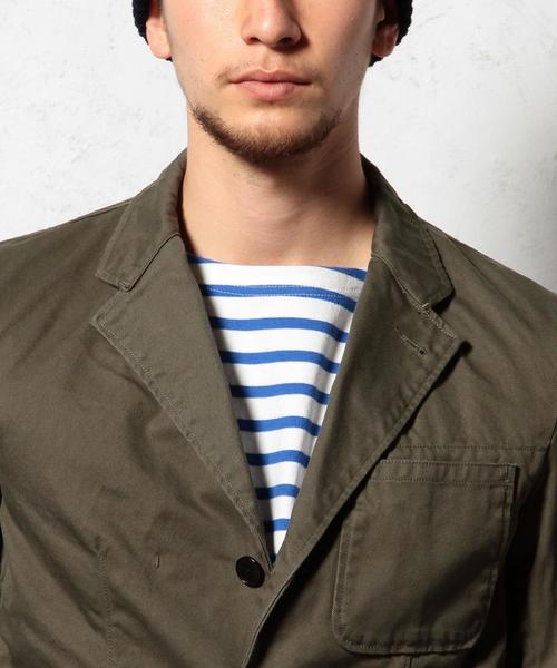 green label relaxing（グリーンレーベルリラクシング）の「40/3 COVERT カバーオールジャケット GLSS◆（カバーオール・メンズ・オリーブ/ネイビー・SMALL/LARGE/MEDIUM）」の14枚目の写真