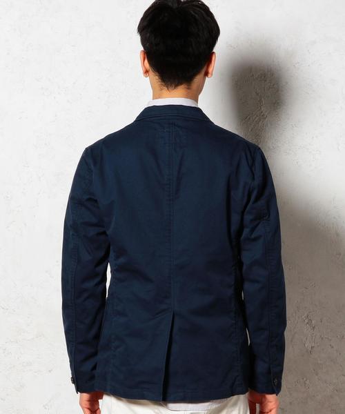 green label relaxing（グリーンレーベルリラクシング）の「40/3 COVERT カバーオールジャケット GLSS◆（カバーオール・メンズ・オリーブ/ネイビー・SMALL/LARGE/MEDIUM）」の7枚目の写真