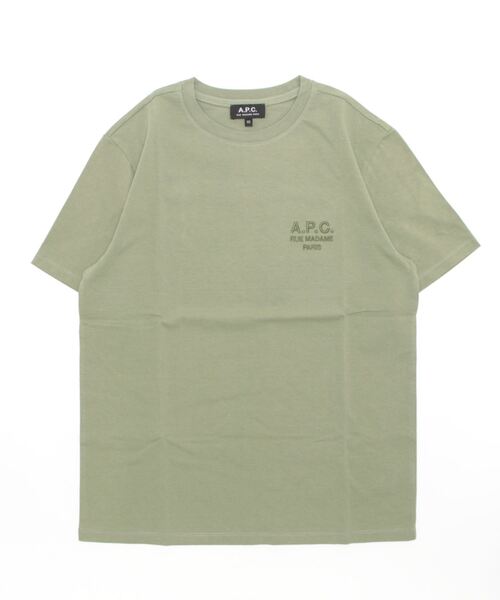 A.P.C.（アーペーセー）の「T-SHIRT RAYMOND　22A（Tシャツ/カットソー・メンズ・ホワイト/ベージュ/ブラック系その他/カーキ/グリーン系その他/ホワイト系/ブラック・XL/L/XS/S/M）」の7枚目の写真