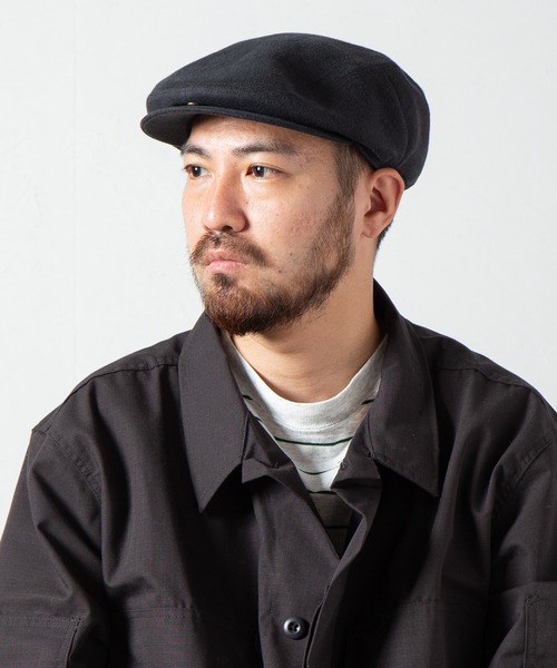 RACAL（ラカル）の「Linen Summer Hunting / リネンサマーハンチング（ハンチング/ベレー帽・メンズ・ネイビー/ブラック/グレイッシュベージュ・LARGE/X-LARGE/MEDIUM）」の2枚目の写真