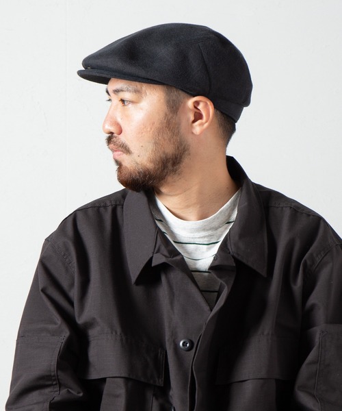 RACAL（ラカル）の「Linen Summer Hunting / リネンサマーハンチング（ハンチング/ベレー帽・メンズ・ネイビー/ブラック/グレイッシュベージュ・LARGE/X-LARGE/MEDIUM）」の14枚目の写真