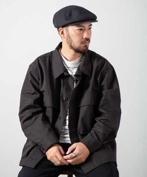 RACAL（ラカル）の「Linen Summer Hunting / リネンサマーハンチング（ハンチング/ベレー帽・メンズ・ネイビー/ブラック/グレイッシュベージュ・LARGE/X-LARGE/MEDIUM）」の12枚目の写真