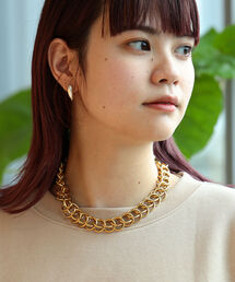 Ray BEAMS | Ray BEAMS / デッドストック ダブル リングチェーン ネックレス(ネックレス)