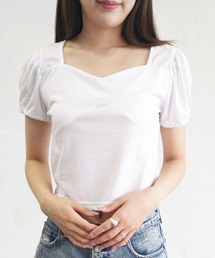 袖バルーントップス