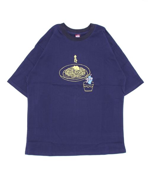 カヤ(カヤ)の「【カヤ】うまいもんメンズTシャツ(Tシャツ/カットソー・メンズ・ホワイト/ブラック/ネイビー・FREE)」の3枚目の写真