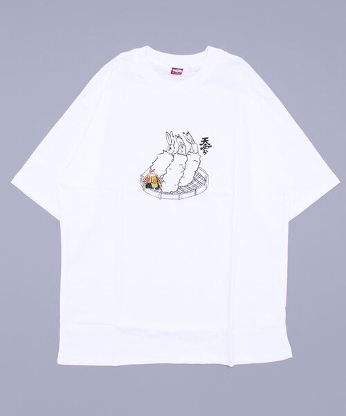 カヤ(カヤ)の「【カヤ】うまいもんメンズTシャツ(Tシャツ/カットソー・メンズ・ホワイト/ブラック/ネイビー・FREE)」の2枚目の写真