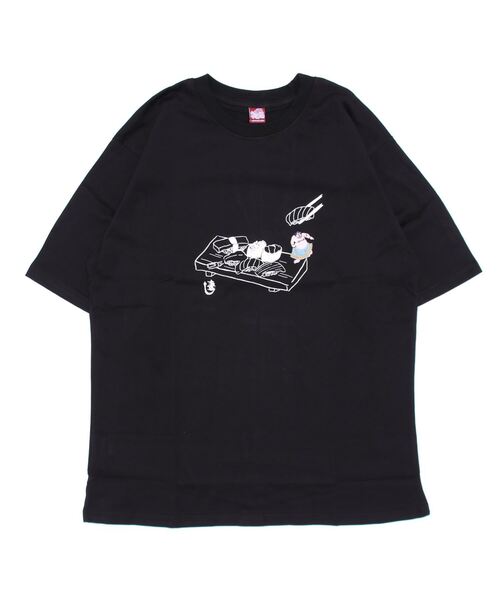 カヤ(カヤ)の「【カヤ】うまいもんメンズTシャツ(Tシャツ/カットソー・メンズ・ホワイト/ブラック/ネイビー・FREE)」の1枚目の写真