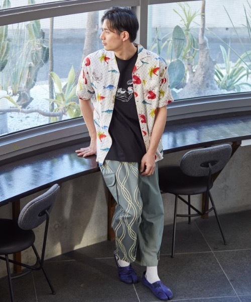 カヤ(カヤ)の「【カヤ】うまいもんメンズTシャツ(Tシャツ/カットソー・メンズ・ホワイト/ブラック/ネイビー・FREE)」の8枚目の写真