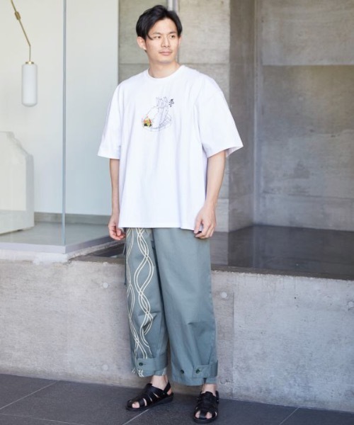 カヤ(カヤ)の「【カヤ】うまいもんメンズTシャツ(Tシャツ/カットソー・メンズ・ホワイト/ブラック/ネイビー・FREE)」の6枚目の写真