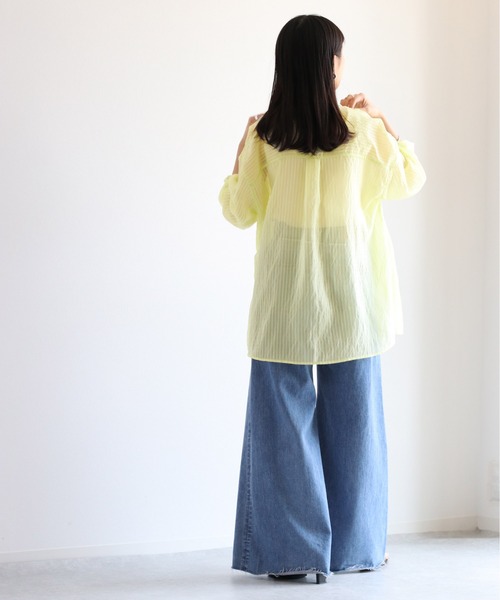 cepo（セポ）の「フレアーバギーデニムパンツ 2　セットアップ可能（デニムパンツ・レディース・ブルー系3・S/M）」の7枚目の写真