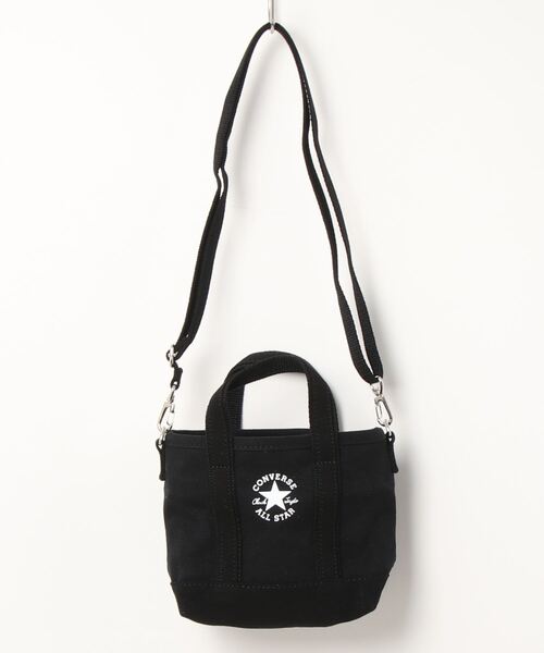 CONVERSE(コンバース)の「【CONVERSE】CANVAS XS TOTE BAG /トートバッグ/キャンバス/手提げ/肩掛け/斜め掛け/ショルダー/カバン/コンバース(トートバッグ・メンズ・ブラック/ネイビー/オフホワイト/グリーン/ライトブラウン/ブラック系その他/杢グレー/ライトベージュ・FREE)」の4枚目の写真