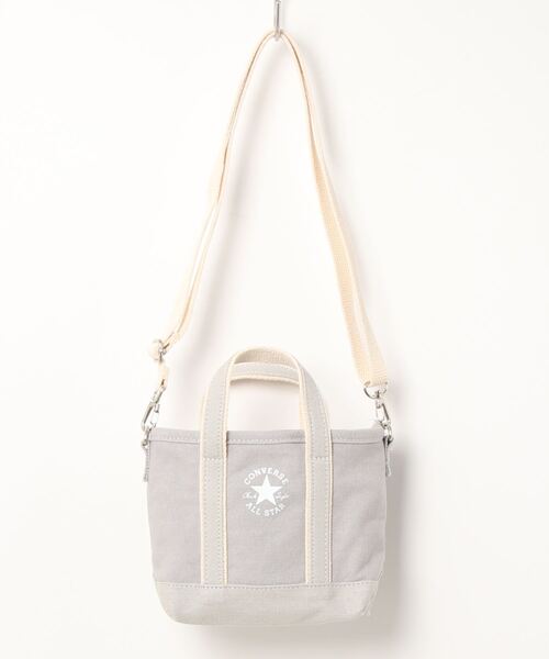 CONVERSE(コンバース)の「【CONVERSE】CANVAS XS TOTE BAG /トートバッグ/キャンバス/手提げ/肩掛け/斜め掛け/ショルダー/カバン/コンバース(トートバッグ・メンズ・ブラック/ネイビー/オフホワイト/グリーン/ライトブラウン/ブラック系その他/杢グレー/ライトベージュ・FREE)」の5枚目の写真