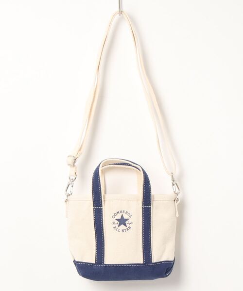 CONVERSE(コンバース)の「【CONVERSE】CANVAS XS TOTE BAG /トートバッグ/キャンバス/手提げ/肩掛け/斜め掛け/ショルダー/カバン/コンバース(トートバッグ・メンズ・ブラック/ネイビー/オフホワイト/グリーン/ライトブラウン/ブラック系その他/杢グレー/ライトベージュ・FREE)」の8枚目の写真