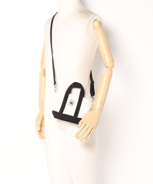 CONVERSE(コンバース)の「【CONVERSE】CANVAS XS TOTE BAG /トートバッグ/キャンバス/手提げ/肩掛け/斜め掛け/ショルダー/カバン/コンバース(トートバッグ・メンズ・ブラック/ネイビー/オフホワイト/グリーン/ライトブラウン/ブラック系その他/杢グレー/ライトベージュ・FREE)」の12枚目の写真