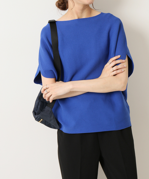 Spick and Span ボートネックニュアンスプルオーバー　美品 Spick & Span（スピックアンドスパン）の「ボートネック