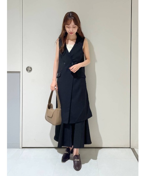 mysty woman(ミスティウーマン)の「無地マーメイドスカート 122843(スカート・レディース・ブラック/モカ/イエロー系その他・FREE)」の19枚目の写真