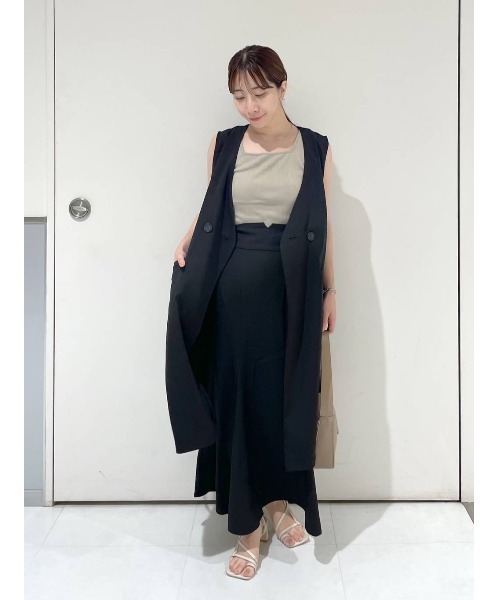 mysty woman（ミスティウーマン）の「無地マーメイドスカート