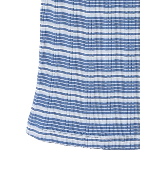 earth music&ecology（アースミュージックアンドエコロジー）の「カップ付きランダムテレコキャミソール（キャミソール・レディース・ダークブラウン/グリーン/アイボリー/ブルー・S/M）」の21枚目の写真