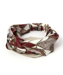 GLOBAL WORK | スカーフ柄ターバン/123236(ヘアバンド)