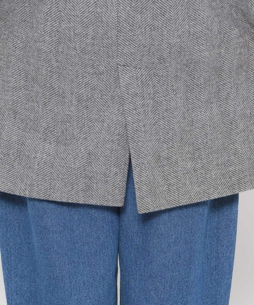 LEPSIM(レプシィム)の「TRチェスターチェックコート 277801(チェスターコート・レディース・グレー/ブラウン・TALL/FREE)」の19枚目の写真