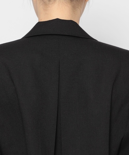 PAGEBOY（ページボーイ）の「CORE / ショールショートジャケット（テーラードジャケット・レディース・ブラック/グレー・FREE）」の21枚目の写真