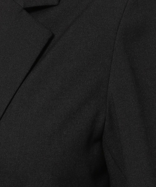 PAGEBOY（ページボーイ）の「CORE / ショールショートジャケット（テーラードジャケット・レディース・ブラック/グレー・FREE）」の22枚目の写真