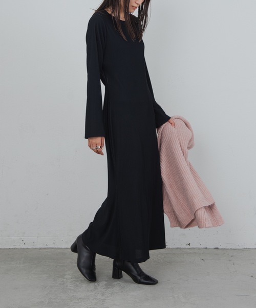 Aunt Marie's（アントマリーズ）の「バックオープンリブワンピース（ワンピース・レディース・ブラウン/ブラック・FREE/MEDIUM/TALL）」の20枚目の写真