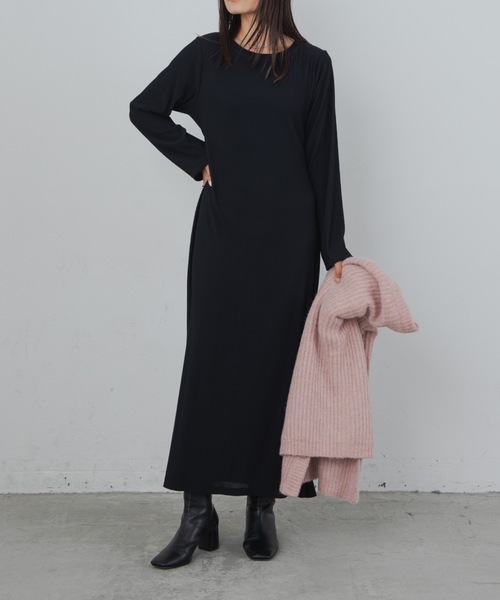 Aunt Marie's（アントマリーズ）の「バックオープンリブワンピース（ワンピース・レディース・ブラウン/ブラック・FREE/MEDIUM/TALL）」の21枚目の写真