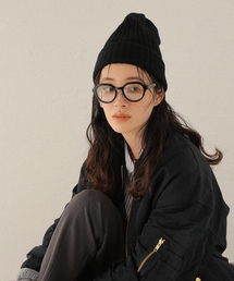 【TWEEDMILL/ツイードミル】リブニット帽