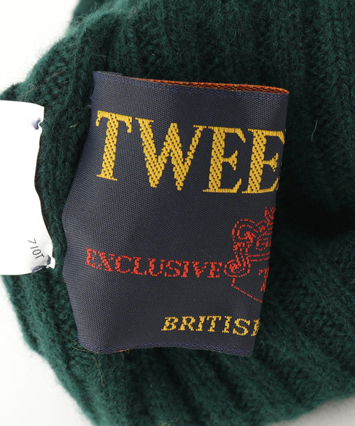 TWEED MILL（ツイードミル）の「【TWEEDMILL/ツイードミル】リブニット帽（ニットキャップ/ビーニー・レディース・ブルー系その他/キャメル/ブラック/グリーン・FREE）」の18枚目の写真