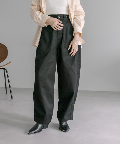 mystic（ミスティック）の「[otonamystic] ベイカーパンツ（その他パンツ・レディース・ブラック/ベージュ・1/2）」の15枚目の写真
