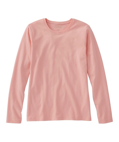 L.L.Bean(エルエルビーン)の「エル・エル・ビーン・ティ、長袖 クルーネック 米国フィット・レギュラー(Tシャツ/カットソー・レディース・ホワイト/ブラック/タン/グリーン/レッド/ブルー/ピンク/ネイビー・SMALL/MEDIUM/LARGE/X-SMALL)」の7枚目の写真