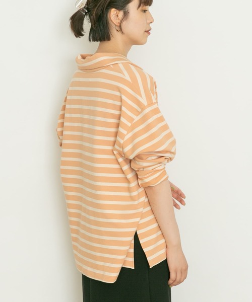 UR Lab.（アーバンリサーチラボ）の「ハーフジッププルオーバー（Tシャツ/カットソー・レディース・ブラック/ブラウン/ブルー/ピンクベージュ・FREE）」の20枚目の写真