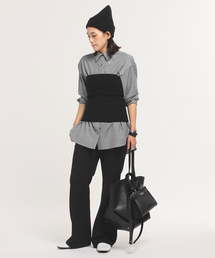 【AP STUDIO】グレーウールシャツ AP STUDIO（エーピーストゥディオ）の「グレーウールシャツ