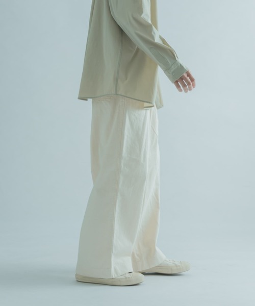 FORK&SPOON（フォークアンドスプーン）の「『セットアップ対応』FORK&SPOON　タックデニムパンツ（デニムパンツ・メンズ・ホワイト系その他/ワンウォッシュ・4/5）」の10枚目の写真