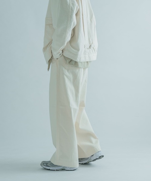 FORK&SPOON（フォークアンドスプーン）の「『セットアップ対応』FORK&SPOON　タックデニムパンツ（デニムパンツ・メンズ・ホワイト系その他/ワンウォッシュ・4/5）」の16枚目の写真