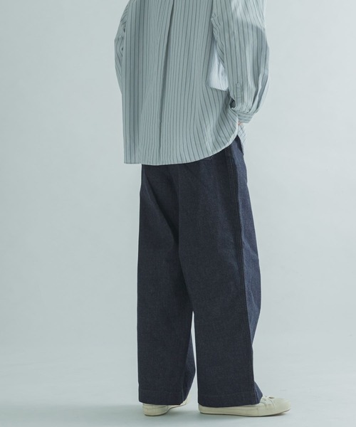 FORK&SPOON（フォークアンドスプーン）の「『セットアップ対応』FORK&SPOON　タックデニムパンツ（デニムパンツ・メンズ・ホワイト系その他/ワンウォッシュ・4/5）」の18枚目の写真