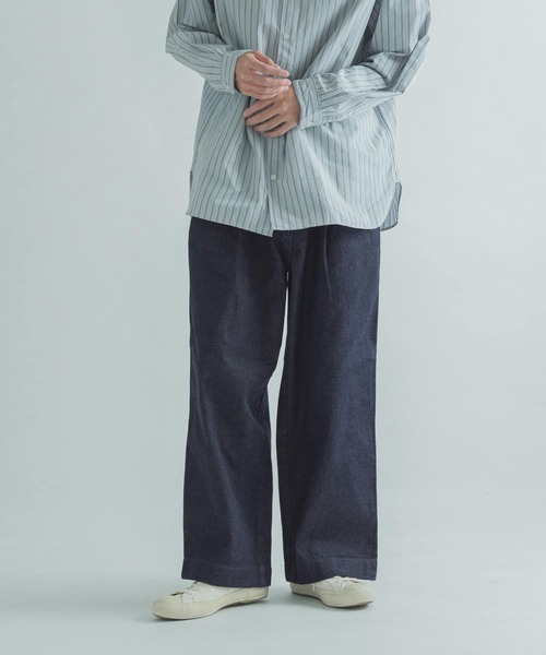 FORK&SPOON（フォークアンドスプーン）の「『セットアップ対応』FORK&SPOON　タックデニムパンツ（デニムパンツ・メンズ・ホワイト系その他/ワンウォッシュ・4/5）」の21枚目の写真