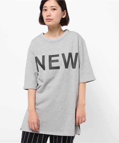 WHO'S WHO gallery(フーズフーギャラリー)の「【THEBIG】NEWYORKビッグTEE(Tシャツ/カットソー・レディース・ホワイト/グレー・FREE)」の13枚目の写真