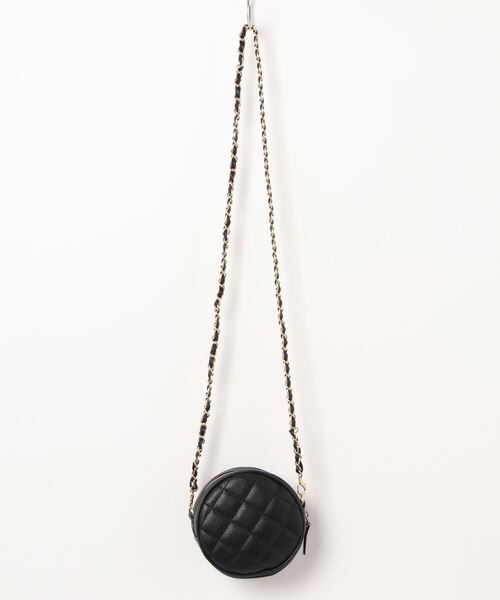 clear（クリア）の「ミニキルティングショルダー（ショルダーバッグ・レディース・ホワイト/ブラック・F）」の3枚目の写真