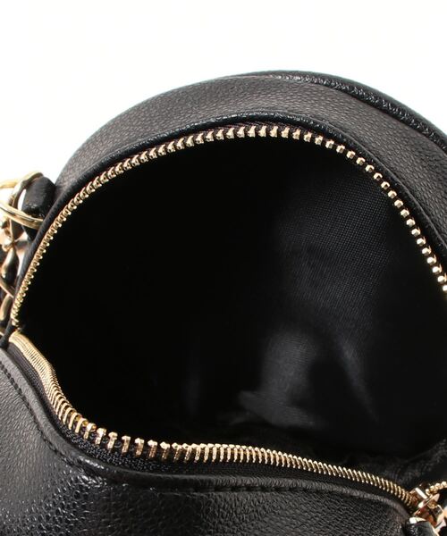 clear（クリア）の「ミニキルティングショルダー（ショルダーバッグ・レディース・ホワイト/ブラック・F）」の6枚目の写真